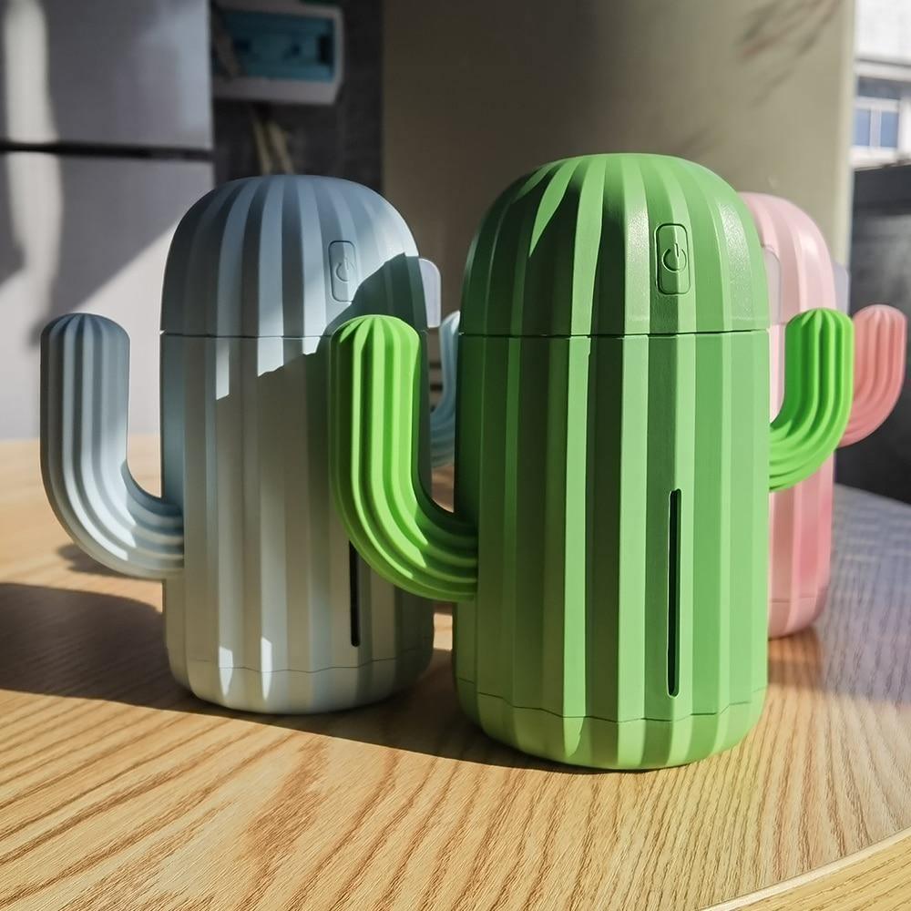Cactus USB Desk Humidifier with LED and 8 Hour Timer, view 6