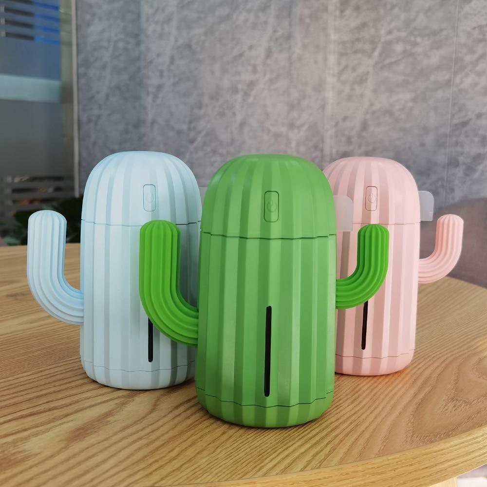 Cactus USB Desk Humidifier with LED and 8 Hour Timer, view 4