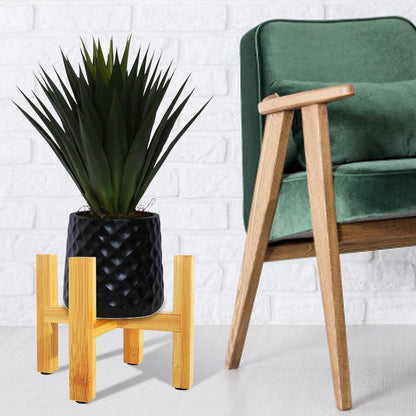 Bamboo Plant Stand with Four Leg Base, view 5