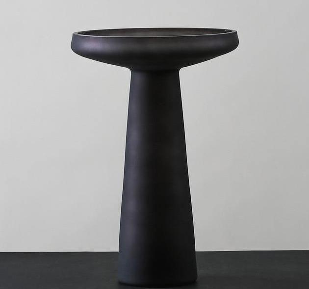 Frosted Borosilicate Glass Vase and Bowl, view 8