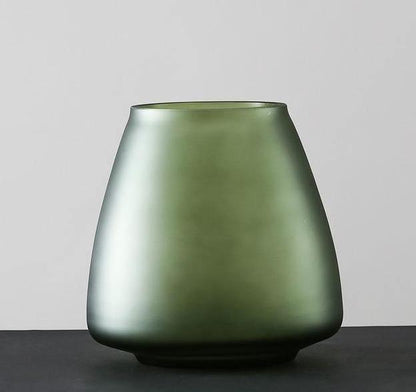 Frosted Borosilicate Glass Vase and Bowl, view 5