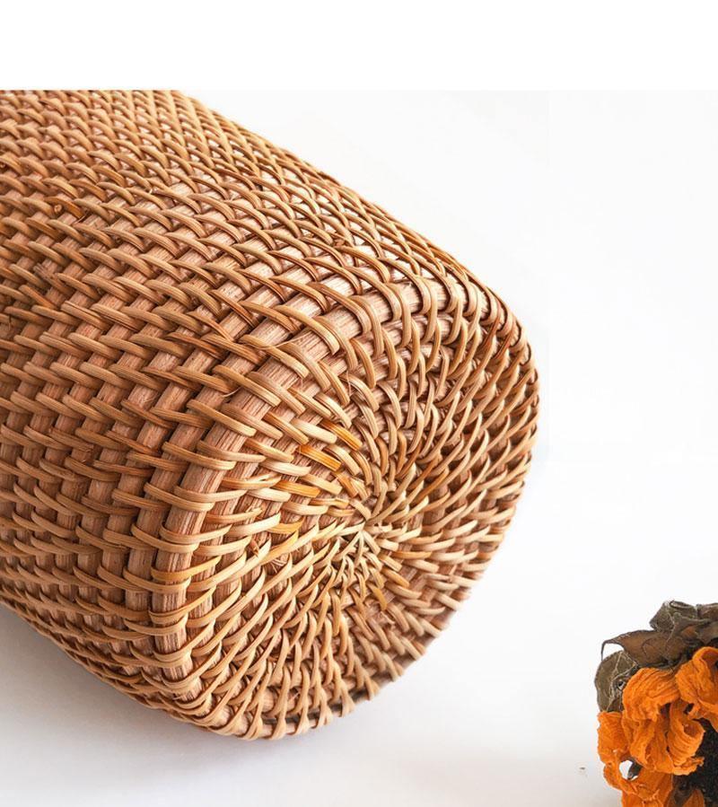 Hand Woven Rattan Vase for Dried Flowers, view 8