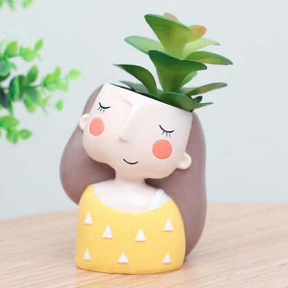 Patterned Plant Pot with Drainage Hole and Plug, view 5