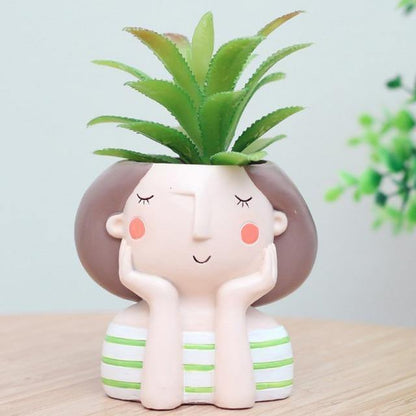 Patterned Plant Pot with Drainage Hole and Plug, view 7