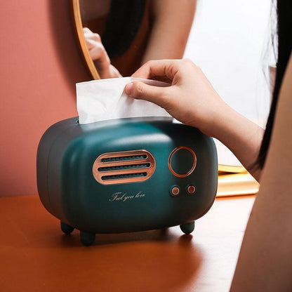 Retro Radio Tissue Box Cover for Standard Boxes, view 4