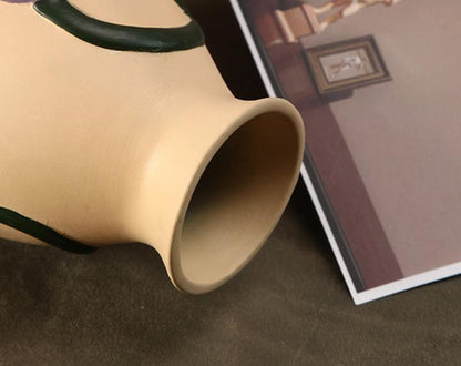 Flower Cutout Ceramic Vase, Six Colors and Sizes, view 14