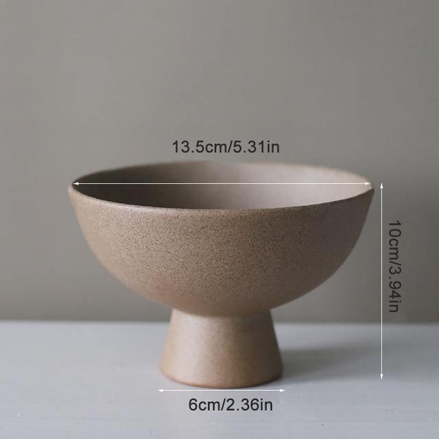 Satin Ceramic Vase in Moon, Round, Open or Pot, view 8