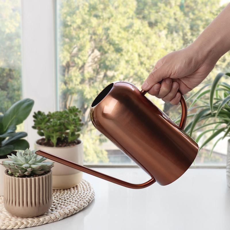 Stainless Steel Watering Can with Long Spout, 51 oz, view 7