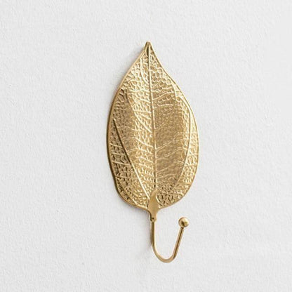 Leaf Shaped Metal Wall Hooks in Six Leaf Styles, view 17