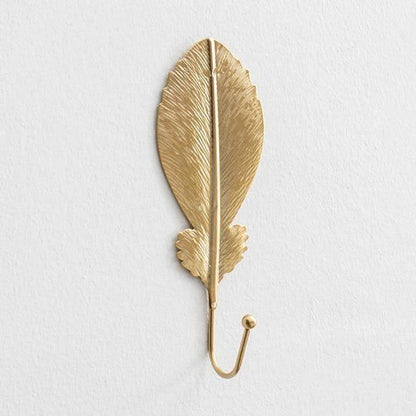 Leaf Shaped Metal Wall Hooks in Six Leaf Styles, view 11