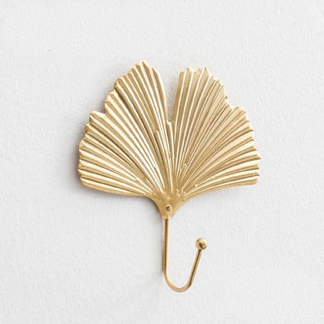 Leaf Shaped Metal Wall Hooks in Six Leaf Styles, view 19