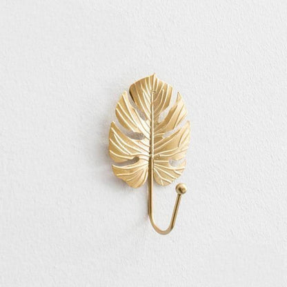 Leaf Shaped Metal Wall Hooks in Six Leaf Styles, view 20