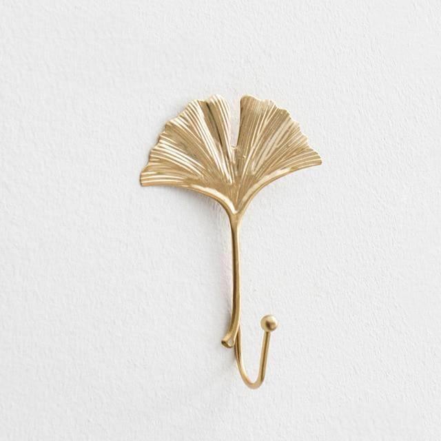 Leaf Shaped Metal Wall Hooks in Six Leaf Styles, view 18