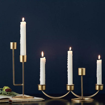 Metal Taper Candle Holders and 2 or 3 Arm Candelabras, view 5