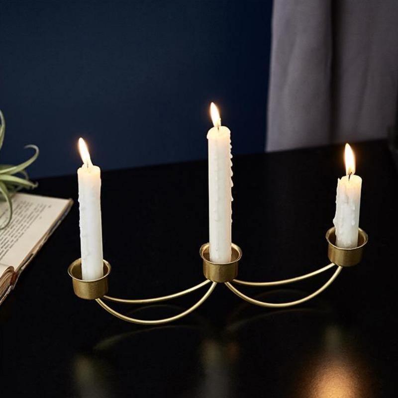 Metal Taper Candle Holders and 2 or 3 Arm Candelabras, view 10