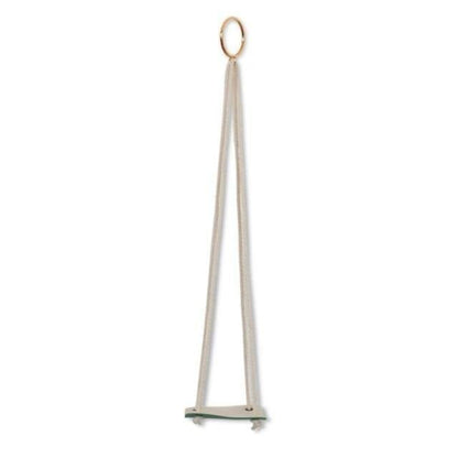 Vegan Leather and Rope Hanging Plant Holder, Two Sizes, view 22