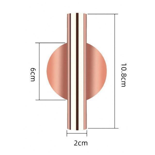 Wall Mounted Metal Tube Bud Vase, Round or Heart, view 13