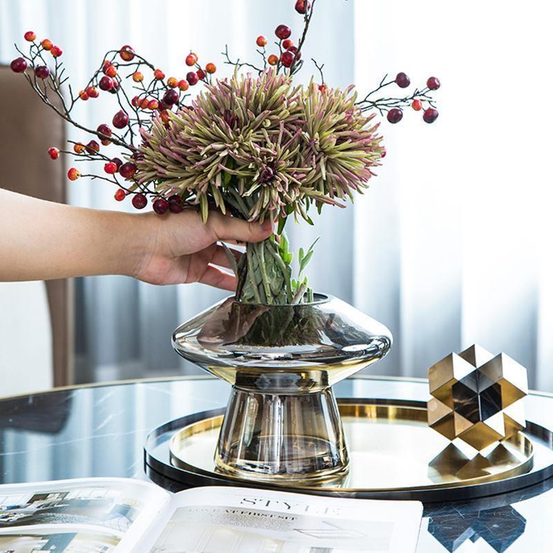 Mirrored Silver Glass Vase, Small or Large, view 7