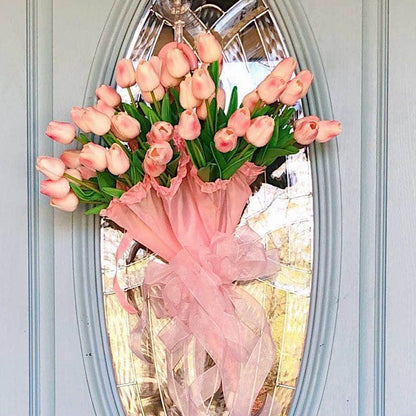 Faux Silk Tulips, Set of 10 Stems, view 3