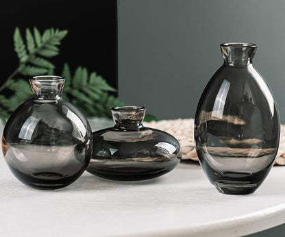 Small Glass Bud Vases, Set of Three, view 7