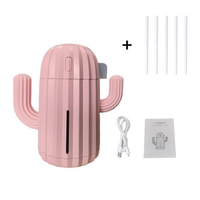 Cactus USB Desk Humidifier with LED and 8 Hour Timer, view 12