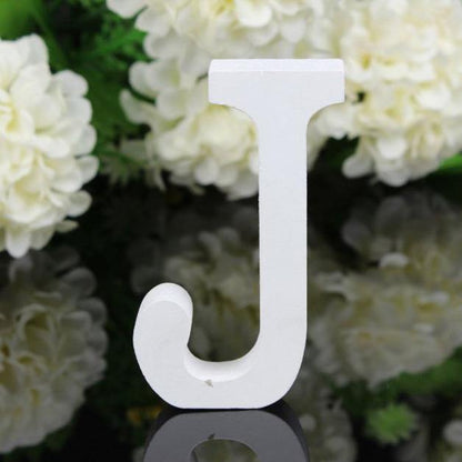 White Wooden Letters, 3.15 in, Stand or Mount, view 10