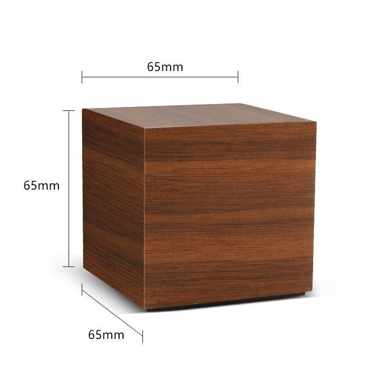 Wood Effect LED Alarm Clock, Cube or Rectangle, view 9