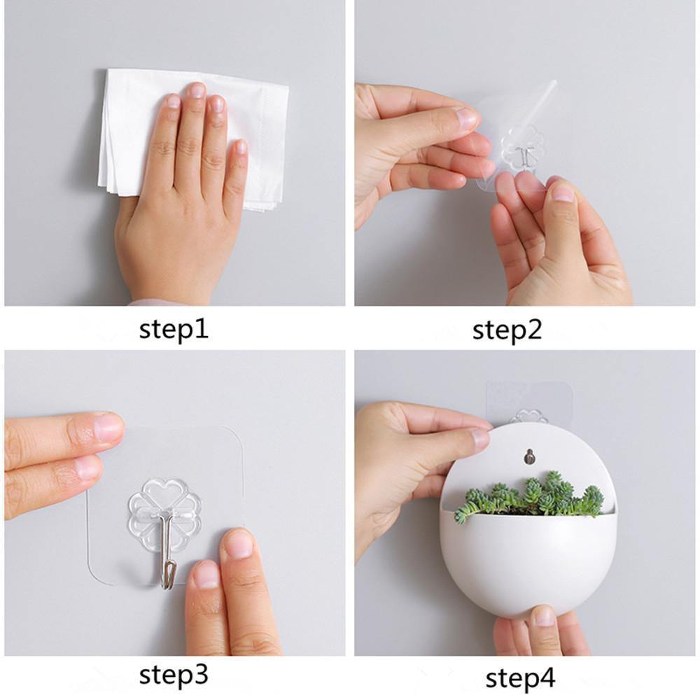 Wall Hanging Planters, Cone or Circle, White or Clear, view 11