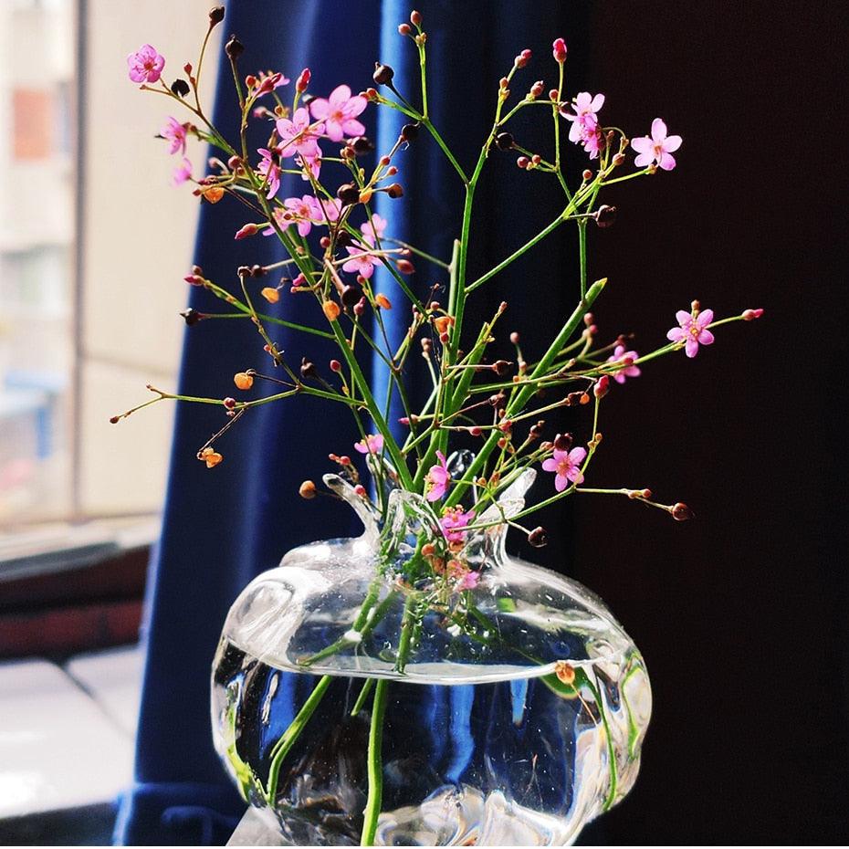Pomegranate Borosilicate Glass Propagation Vase, view 4