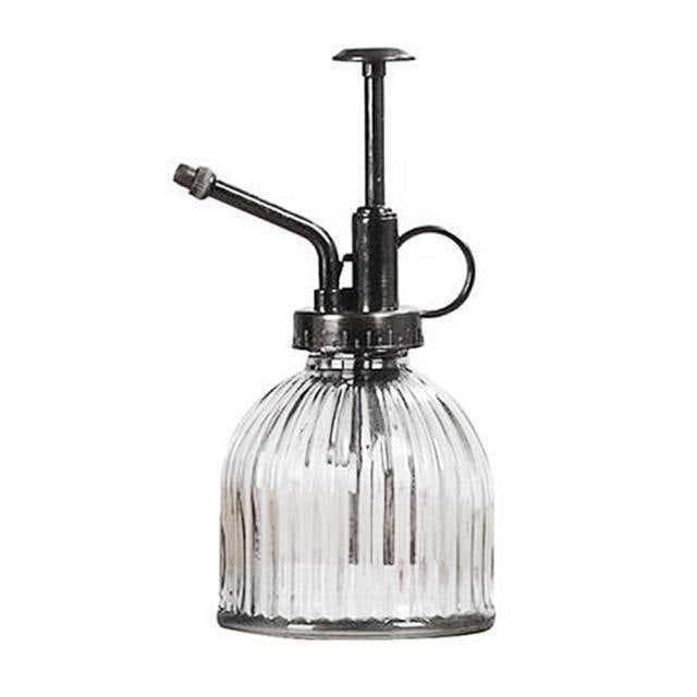 Ribbed Glass Plant Mister with Retro Pump, view 9