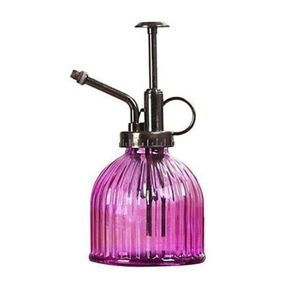 Ribbed Glass Plant Mister with Retro Pump, view 12