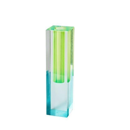 Slim Rectangular Acrylic Bud Vase, 7 in Tall, view 13