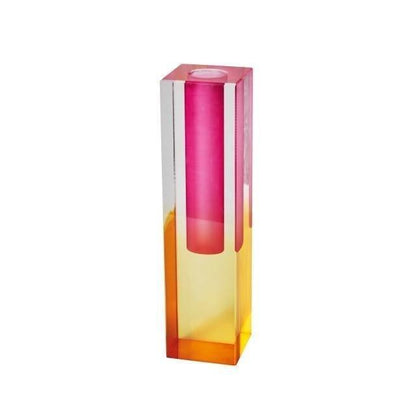 Slim Rectangular Acrylic Bud Vase, 7 in Tall, view 12