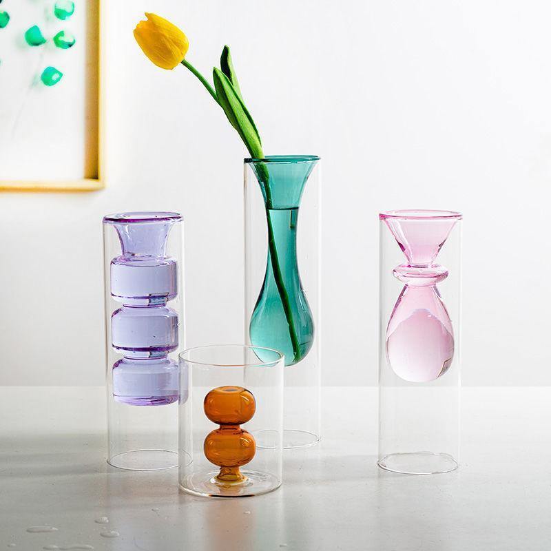Blown Glass Bubble Vases in Five Shapes, view 4