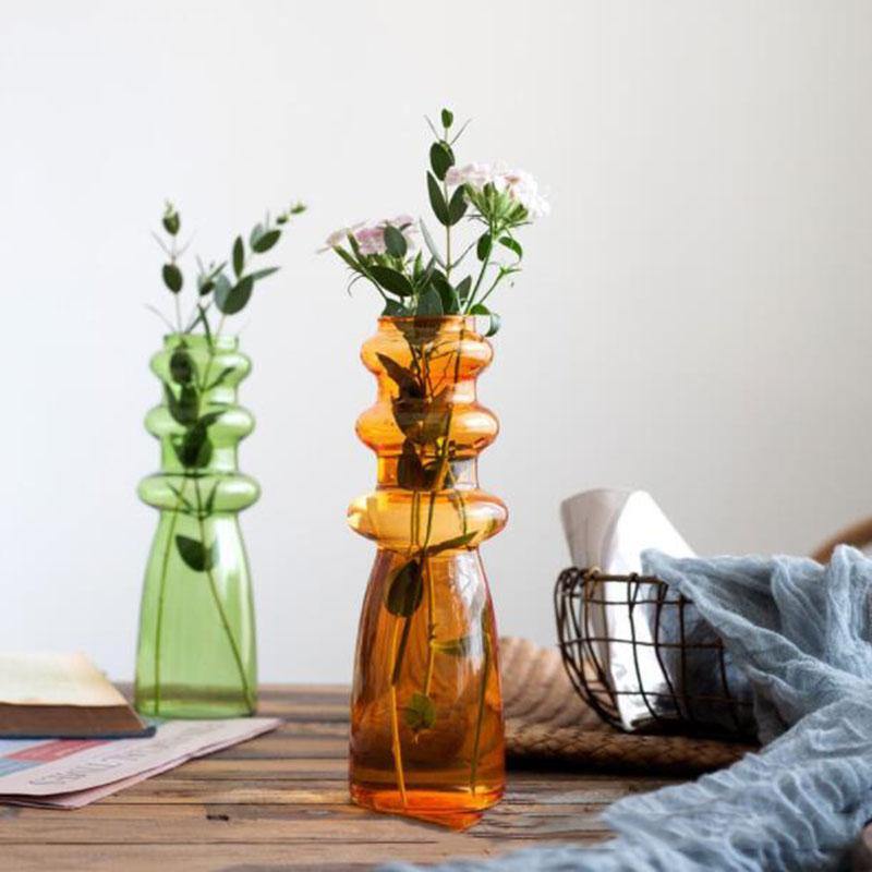 Blown Glass Bubble Vases in Five Shapes, view 5