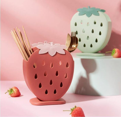 Strawberry Shaped Drying Rack for Utensils and Brushes, view 14