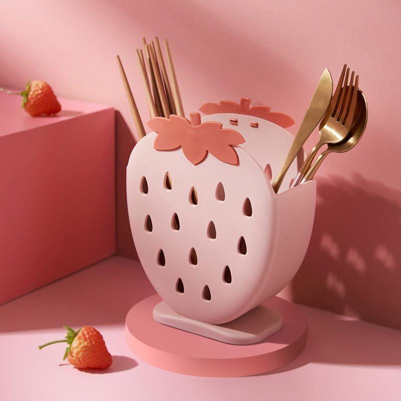 Strawberry Shaped Drying Rack for Utensils and Brushes, view 4