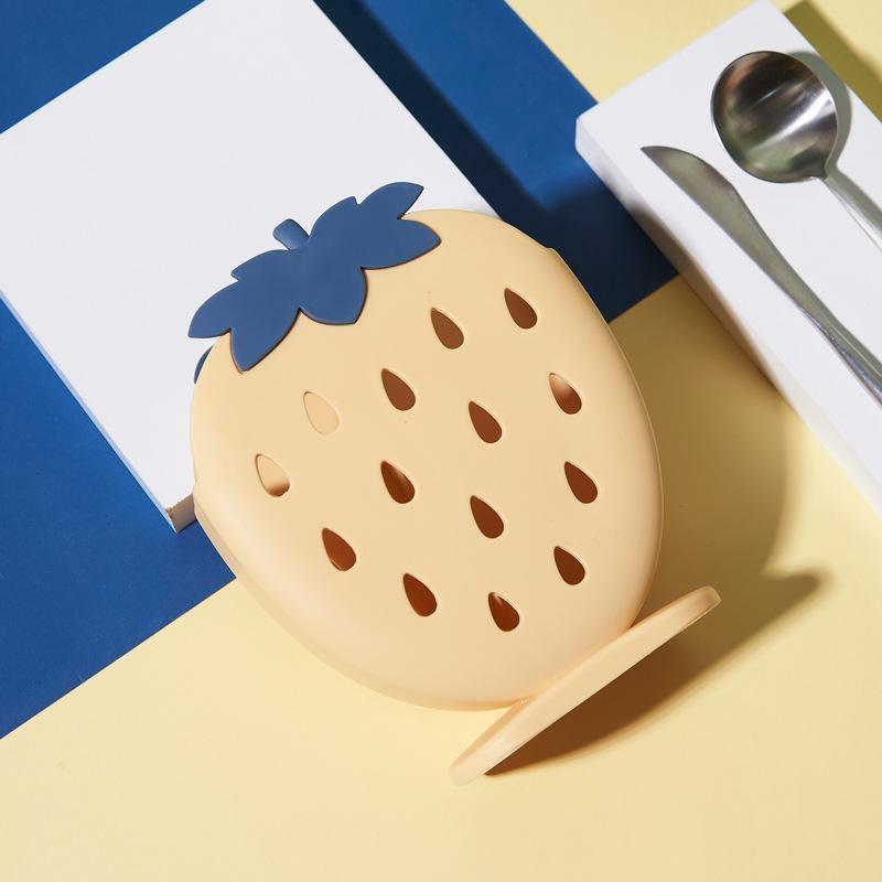 Strawberry Shaped Drying Rack for Utensils and Brushes, view 12