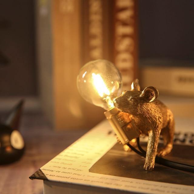 Mouse Figure Accent Lamp in Three Poses, view 4