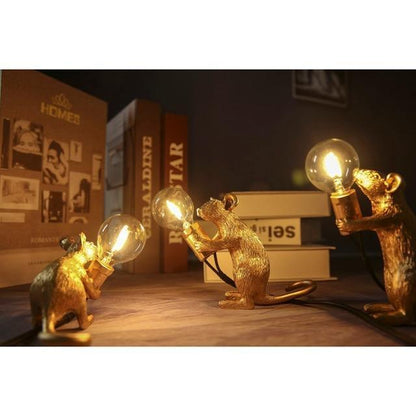 Mouse Figure Accent Lamp in Three Poses, view 7