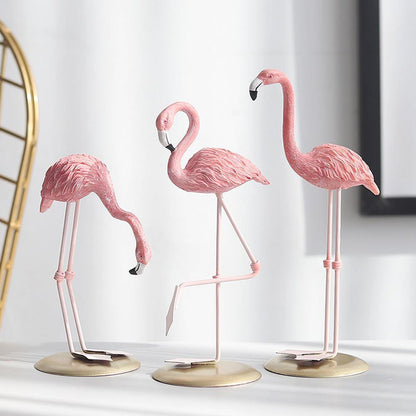 Resin Flamingo Figurine in Three Poses, Sold Singly, view 3