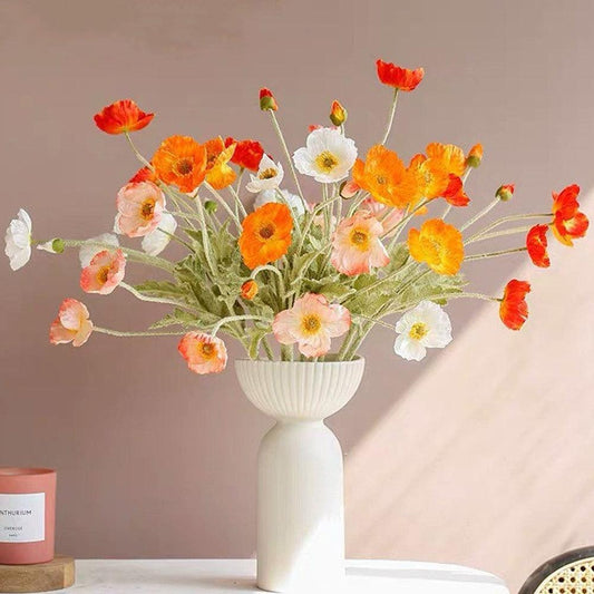 Faux Silk Wildflower Spray, 23 in Tall, Six Colors