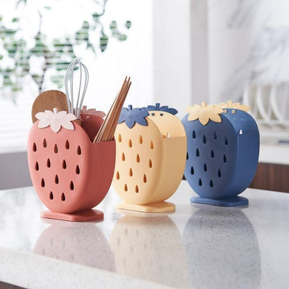 Strawberry Shaped Drying Rack for Utensils and Brushes, view 6