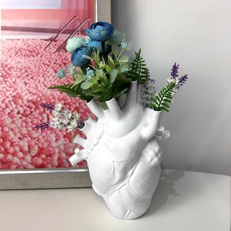 Anatomical Heart Vase for Dried Stems, Two Sizes, view 15