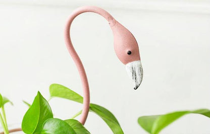 Flamingo Propagation Station with Glass Bulb Vase, view 8