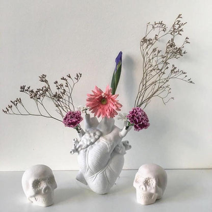 Anatomical Heart Vase for Dried Stems, Two Sizes, view 17