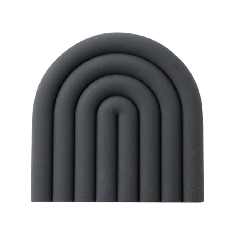 Rainbow Arch Silicone Coaster Mat, 5.9 in, view 12