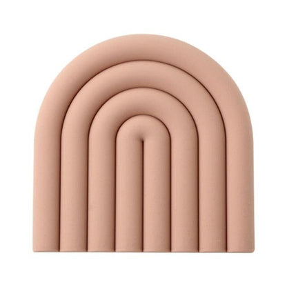 Rainbow Arch Silicone Coaster Mat, 5.9 in, view 11