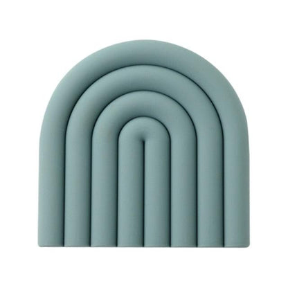 Rainbow Arch Silicone Coaster Mat, 5.9 in, view 17