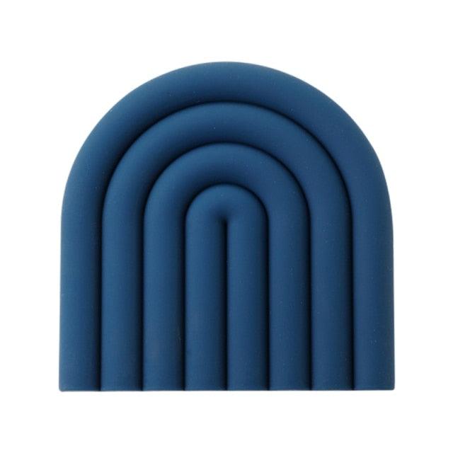 Rainbow Arch Silicone Coaster Mat, 5.9 in, view 6